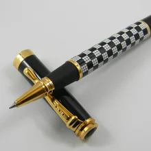 Jinhao 500 черно-белая шахматная ручка M Rollerball