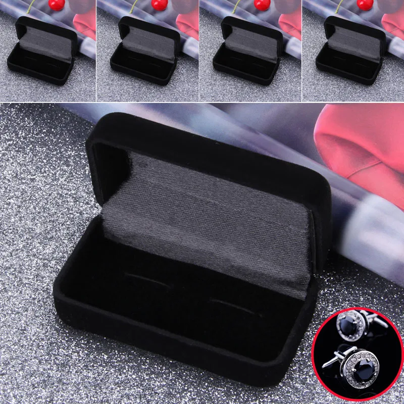 

Cufflink Storage Box Organizer Case Cuff Link Display Holder For Jewelry Wedding