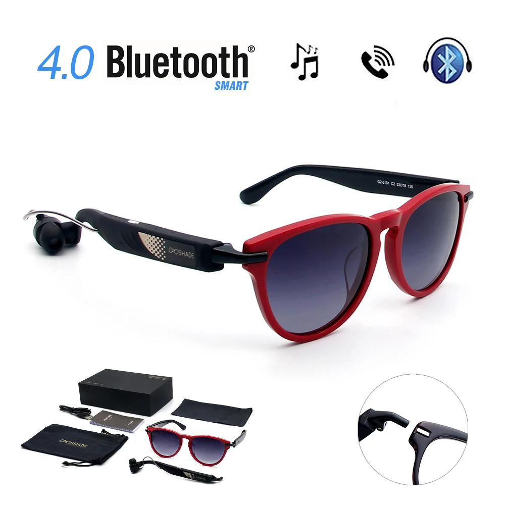 WP Smart Glasses Android UV400 Bluetooth Sunglasses 4.0 WIFI Music