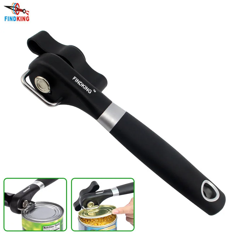 Food Grade Stainless Steel Cutting Can Opener for Kitchen & Restaurant Safe  Cut Can Opener Smooth Edge Handheld Can Opener Tools - AliExpress