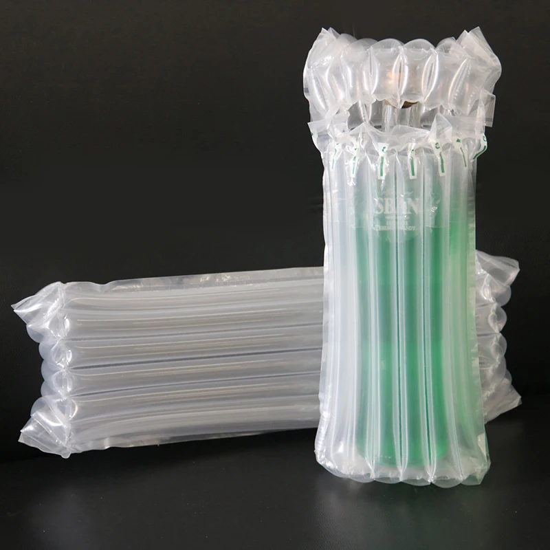 12pcs/lot Red Wine Air Column Bottle Bag Inflatable Bubble Packaging