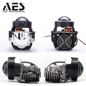 

AES Free Shipping 3” 6000K Bi-Led Projector Lens Car Led headlight Super Bright Internal LED Driver Headlight Retrofit Lens