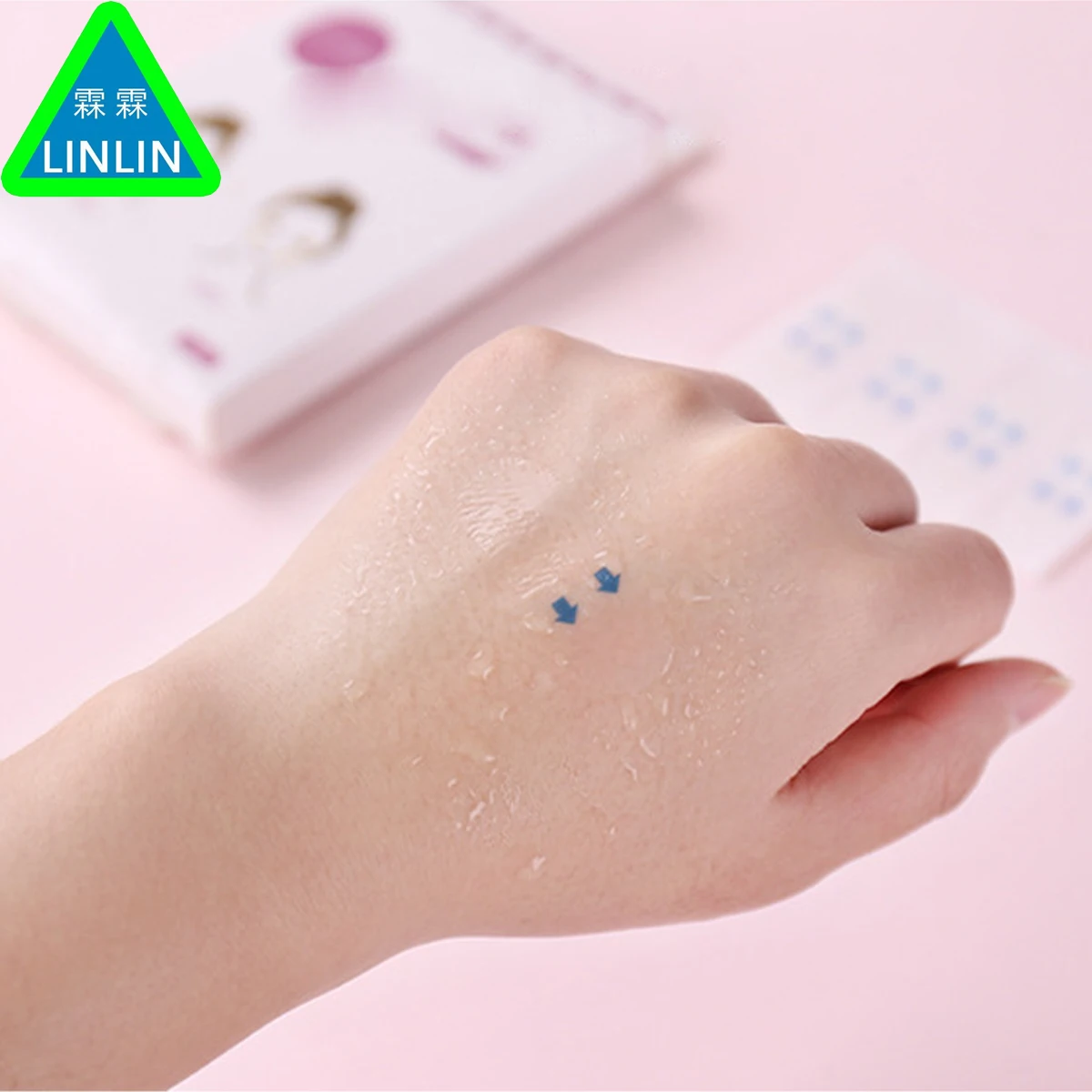 LINLIN Тонкая паста для лица Ins дрожащая та же v-образная паста для лица Тощий подтягивающий артефакт невидимые наклейки