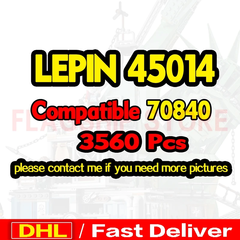 DHL LP 45014 3560 шт. наборы фильмов Добро пожаловать в apocalypseberg набор строительных