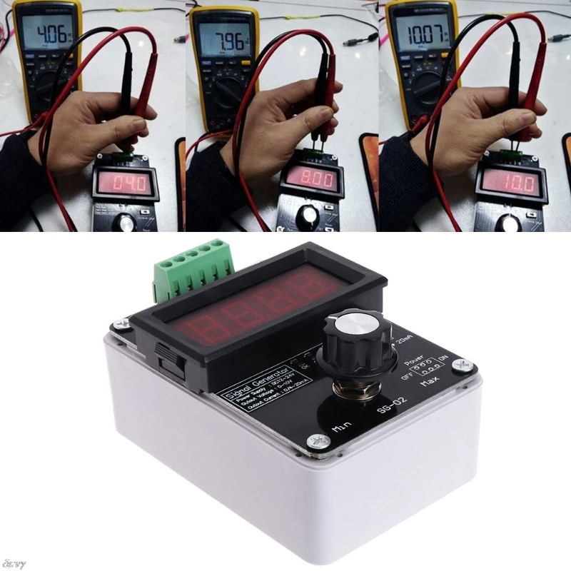 

Adjustable Current Voltage Analog Simulator 0~20mA Signal Generator DC 0~10V
