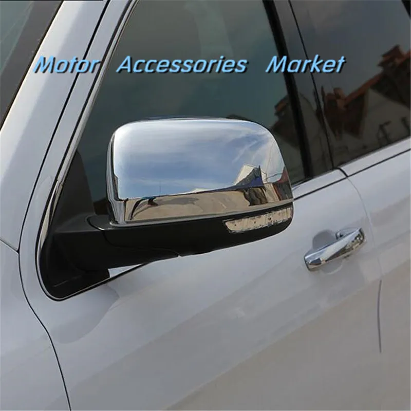 New Chrome Rearview Door Mirror Cover Trim For Jeep Grand Cherokee 2014