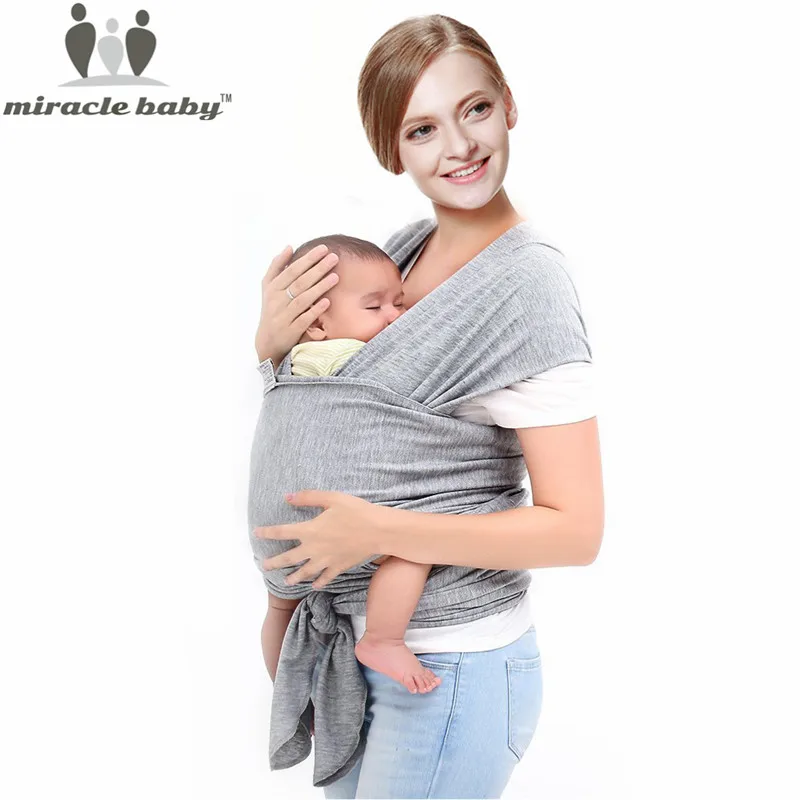 Soft Natural Cotton Baby Breathable Sling Carrier Backpack Pouch
