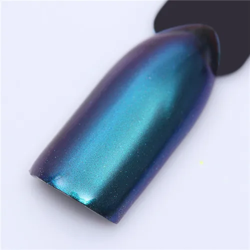 1 коробка 1g Shimmer Хамелеон Порошковые блестки для ногтей жемчужное зеркало хромированный пигмент для маникюра Nail Art Пыль украшения - Цвет: Color 2