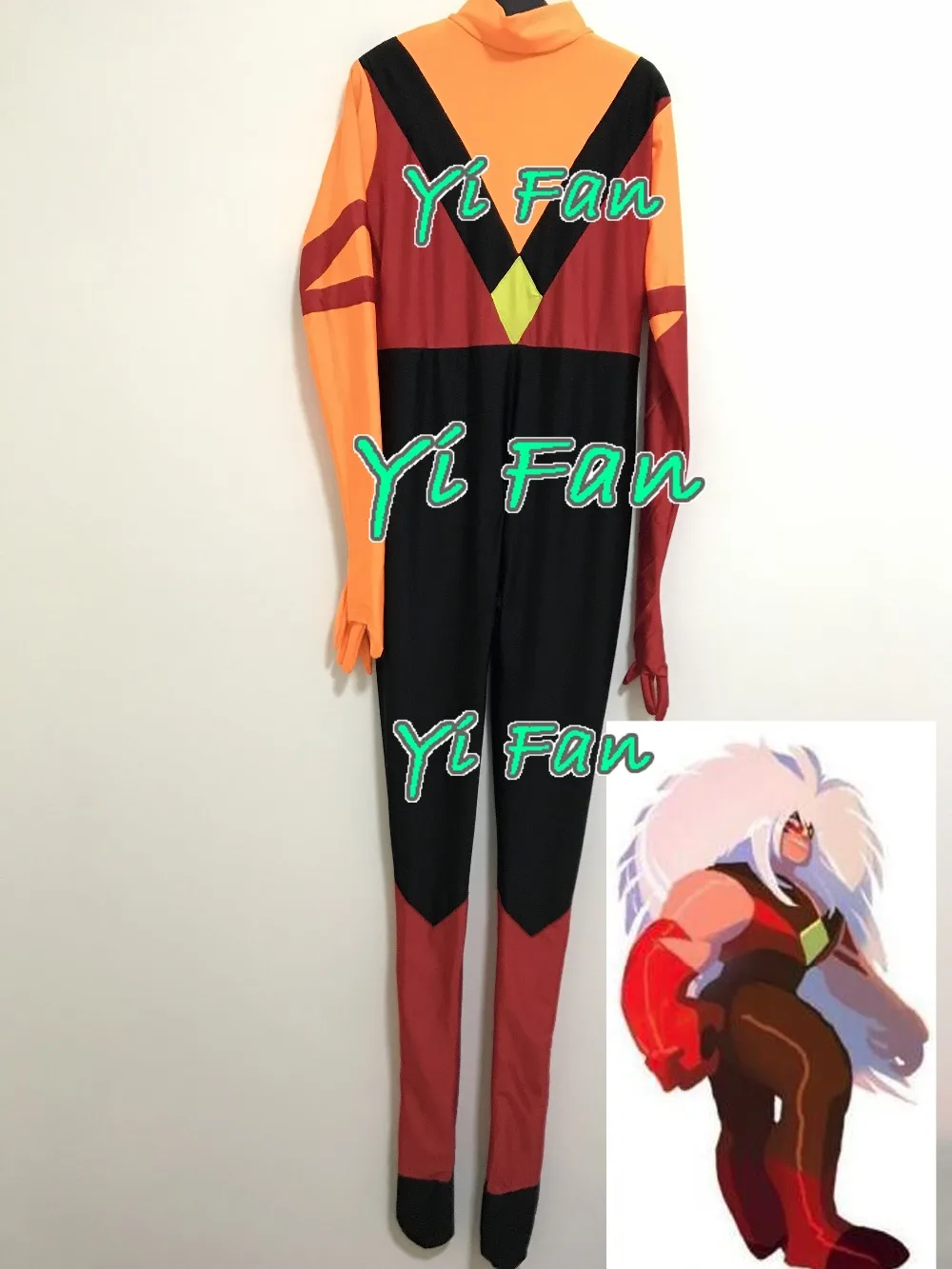 Костюм супергероя из спандекса Steven Universe Jasper на Хэллоуин костюм зентай горячая