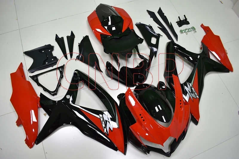 

Abs Fairing GSX R 600 2008 - 2010 K8 Red Black Fairings GSXR750 2010 Bodywork for Suzuki GSXR600 2010 no paint