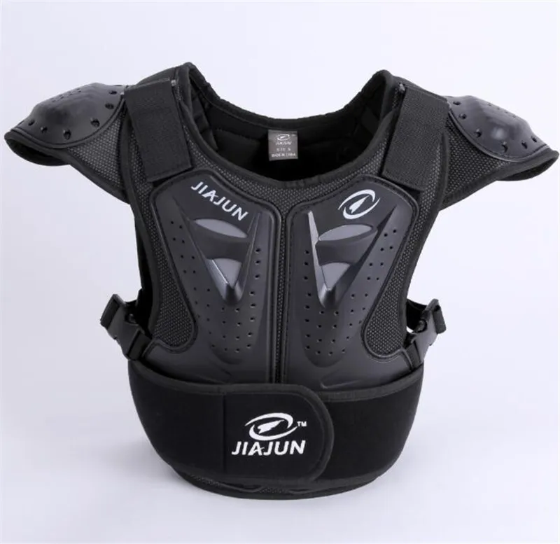 JIAJUN Детский защитный чехол для тела, мотоциклетная куртка, мотоциклетная куртка для мотокросса, майка без рукавов, защитная куртка для позвоночника и груди