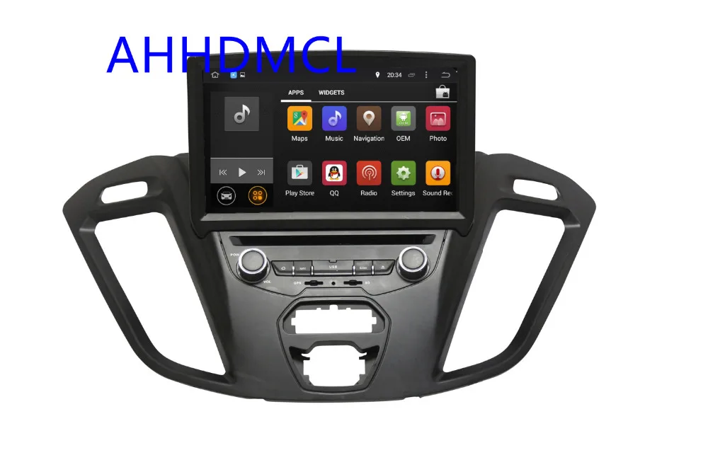 Discount AHHDMCL Car Multimedia Player Stereo DVD Android 9.0 GPS For Ford Tourneo Transit 150 250 350 350HD 2013 2014 2015 2016 2017 3