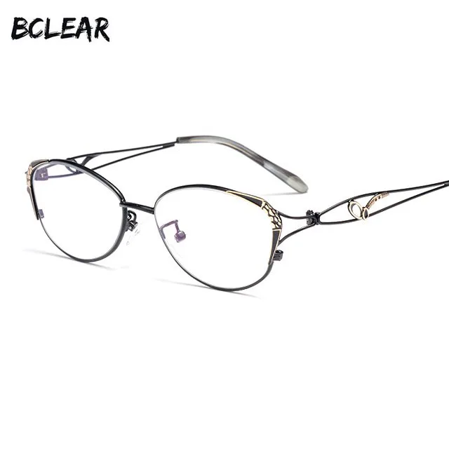BCLEAR новые очки для чтения «кошачий глаз» женские модные дальнозоркие глаза для чтения прозрачные анти-голубые лучевые линзы для работы за компьютером+ 0,25~+ 4,00