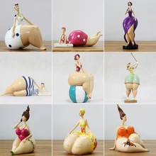 American Continental Mediterranean Golf Resin Beauty Ornaments Home Decoration Figurines