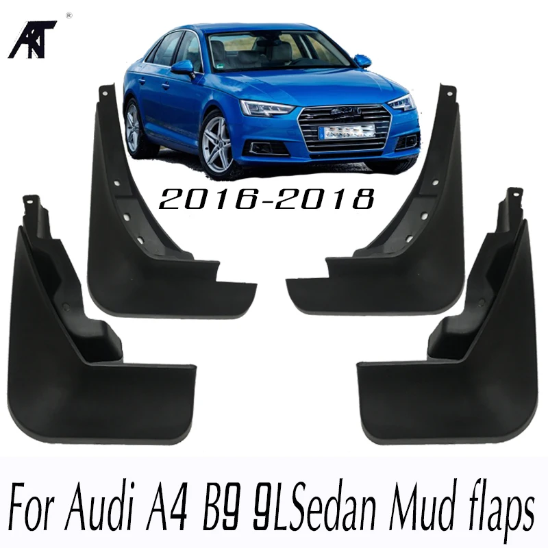 

Mud Flaps For Audi A4 B9 9L 2016 2017 2018 Sedan Mudflaps Splash Guards Car Mud Flap Front Rear Mudguards Fender Accessories