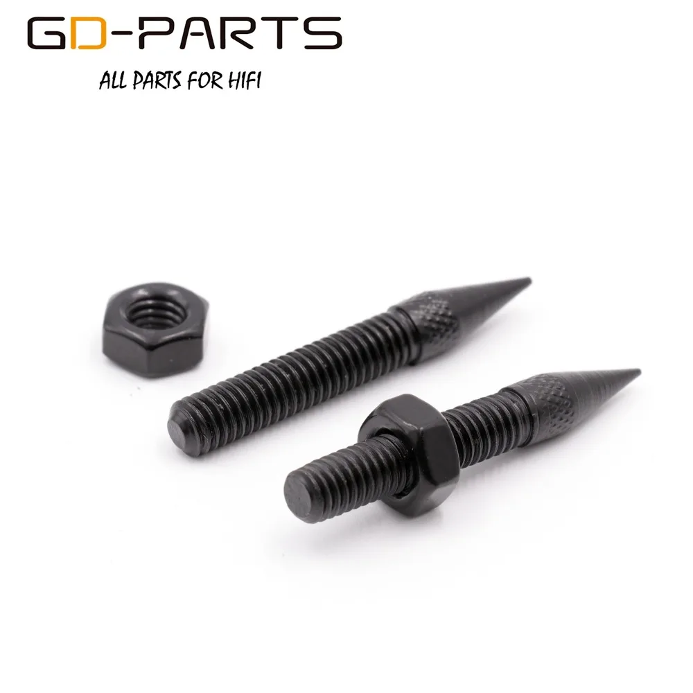 M6 M8 M10 hilo de hierro altavoz Spikes Hifi Audio Monitor instrumento Subwoofer aislamiento pie cono altura ajustable M6 M8 M10 hilo de hierro altavoz Spikes Hifi Audio Monitor instrumento Subwoofer aislamiento pie cono altura ajustable