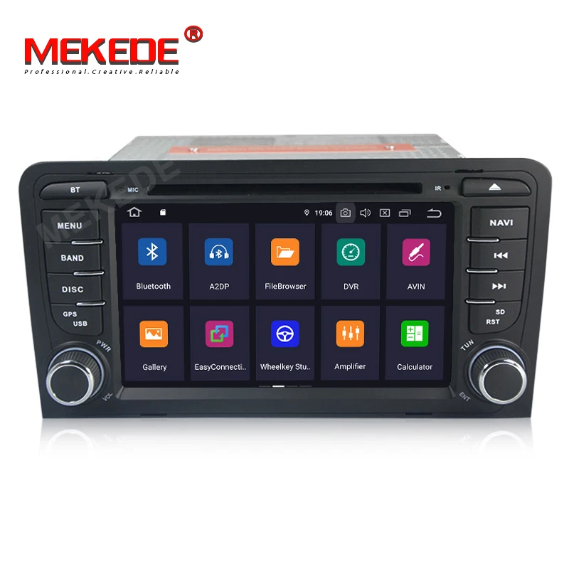 Cheap IPS+DSP!!Mekede PX30 android 9.0 Car multimedia player for Audi A3 S3 Audi A3 S3 2003-2011 car radio gps navigation unit 2