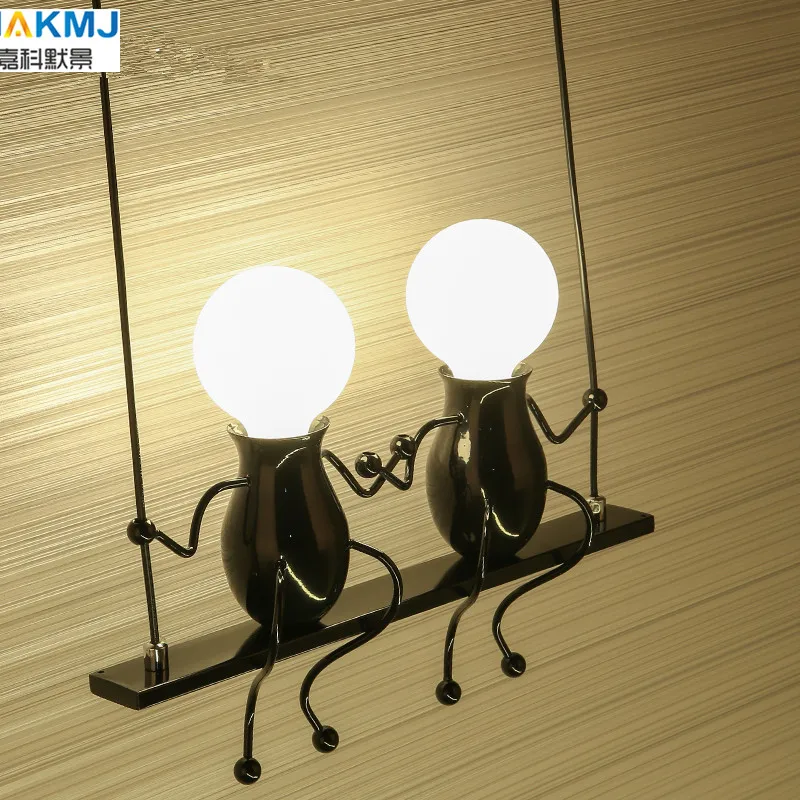 E27 Creative Iron Robot Shape Small Man Cartoon Doll Wall Mounted Lamp Sconce Lamp For Kids/Child Bedroom Corridor Living RoomE27 Modern LED Wall Lamp Creative Mounted Iron Sconce Wall Light for Bedroom Corridor Wall Light Wall mounted lampara pared wall sconces for living room