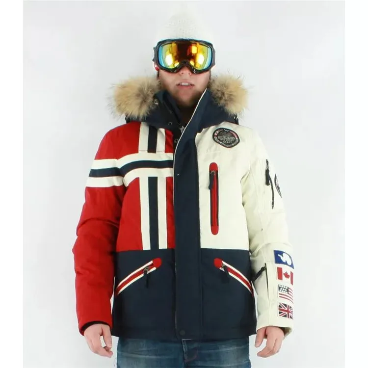

FREE SHIPPING!!!- TOP QUALITY! - SKI JACKET 90%GOOSE DOWN WITH WOOF HAIR COLLAR
