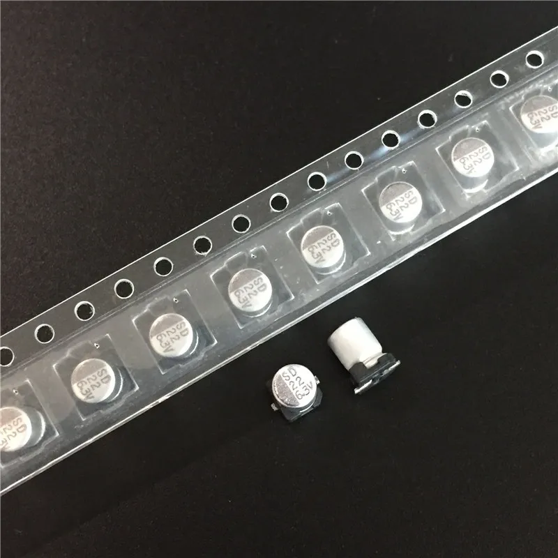 50pcs 47uF 6.3V Sanyo AX 5x6.3mm 6.3V47uF Low Impedance SMD Chip type Capacitor