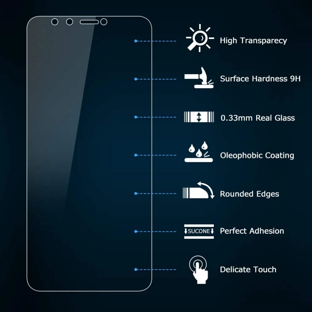 Защитное стекло для huawei honor 9 Защитная пленка экрана huavei honer 9i 9lite light закаленное на
