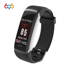 696 GT101 умный Браслет 0,9" TFT цветной экран монитор сердечного ритма фитнес-трекер