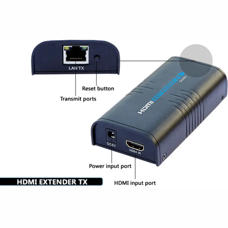 5 шт./лот Lenkeng LKV373 HDMI удлинитель адаптер передатчик через Ethernet 100M 1080P Сеть