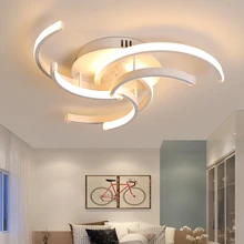 Sala de estar quarto moderno led luzes teto para sala estar alumínio avize AC85-265V lamparas techo moderno conduziu a lâmpada do teto