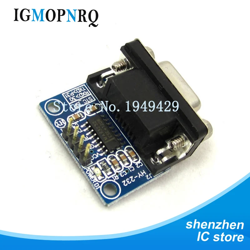 

5pcs MAX3232 RS232 to TTL Serial Port Converter Module DB9 Connector MAX232