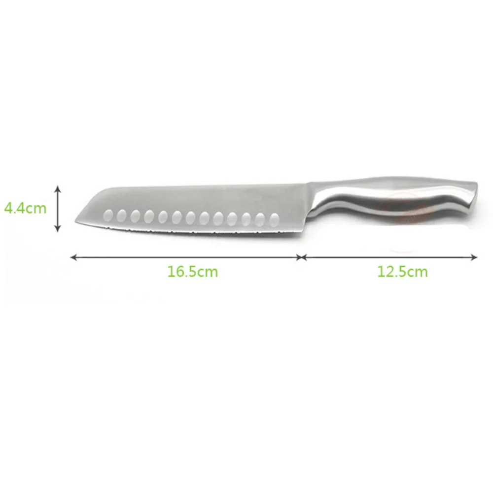 Quality full stainless steel kitchen knife frozen meat cutter with teeth sashayed knife Quality full stainless steel kitchen knife frozen meat cutter with teeth sashayed knife