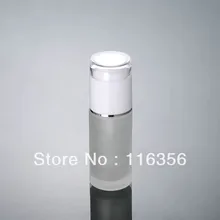 60 мл матовое стекло бутылка с белая крышка, бутылка лосьона для косметической упаковки