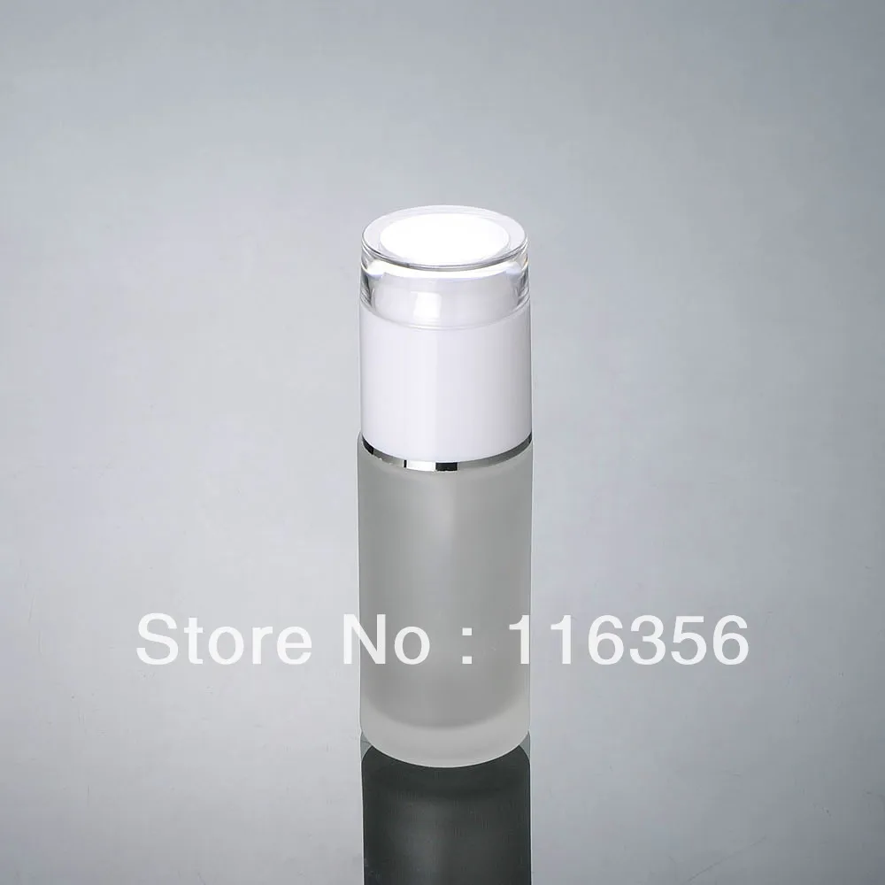 Download 60ML frosted glass bottle with white lid, lotion bottle ...