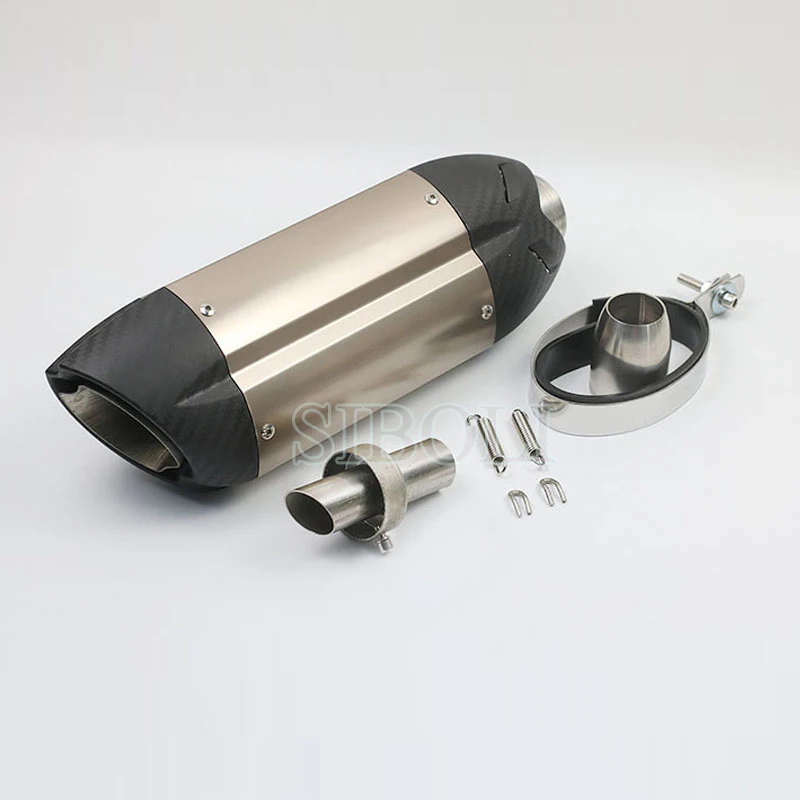 Tubo de escape modificado universal para motocicleta, 51mm, com db