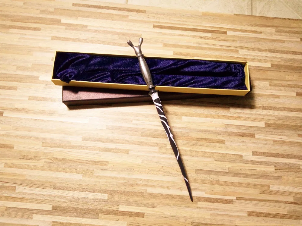 

New Quality Deluxe COS Horace Slughorn Magic Wand of Harry Potter Magical Stick with Gift Box Packing