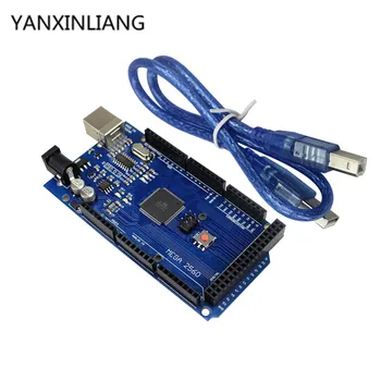 

1pcs MEGA 2560 R3 ATmega2560 AVR USB board +free USB cable (ATMEGA2560 /CH340 ) funduino 2560 new