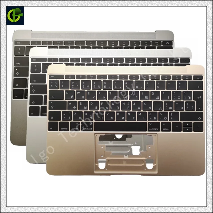 Russian Backlit Keyboard for Macbook Retina A1534 12" Year 2016 2017 with case topcase houseing