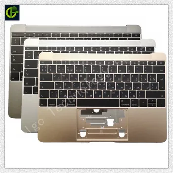 

Russian Backlit Keyboard palmrest for Macbook Retina A1534 12" Year 2016 2017 with case topcase houseing box RU laptop notebook
