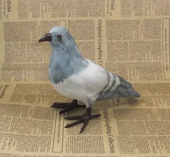 

18*13*19CM DOVE model toy polyethylene&furs handicraft,props decoration gift A516