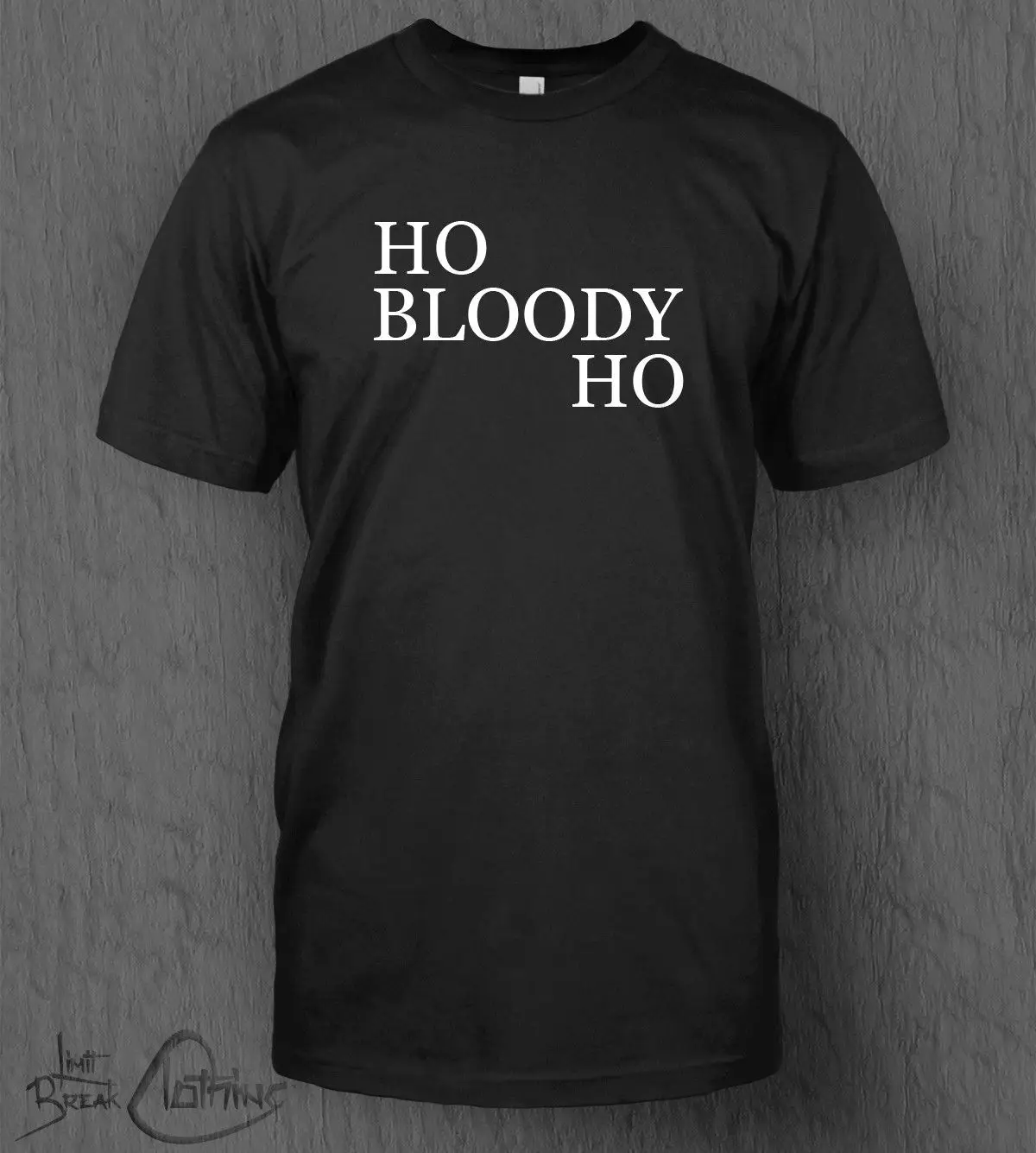 Ho Bloody Ho/забавная Мужская футболка новинка Рождественская Тайный Санта-Папа 100%