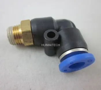 

5pc Pneumatic 6mm Tube to 1/8" BSP Male Thread Elbow Connector Push In Fitting