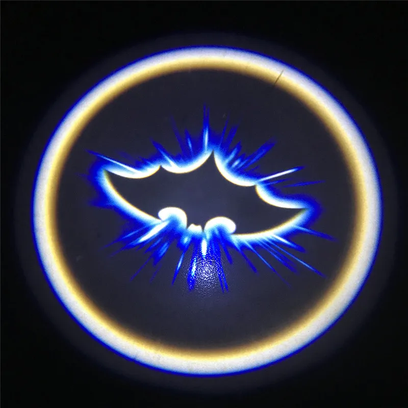 2 шт. Универсальная беспроводная дверь автомобиля Добро пожаловать свет логотип Нет Тип дрели светодиодный лазерный Призрак теневой проектор лампа для Ford BMW Volkswagen - Испускаемый цвет: Batman