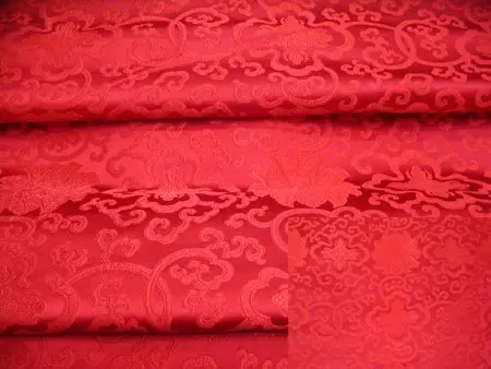 10y asian chinese silk tapestry satin brocade fabric423 in fabric