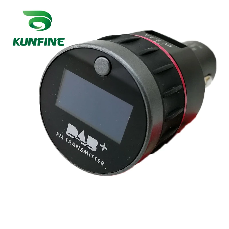 Universal Car styling 12V 24V DAB+ Tuner Radio FM Transmitter 2.4A USB Charger OLED Display Plug and Play|ТВ-приемник для