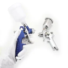 0,8 мм Насадка H-2000 Профессиональный HVLP мини краскопульт емкость чашки для окрашивания автомобиля Аэрограф для краски и украшения