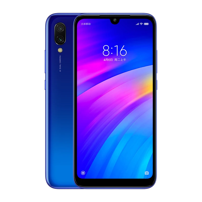 В наличии глобальная версия Xiaomi Redmi 7 3 ГБ + 32 Восьмиядерный процессор Snapdragon 632 4000