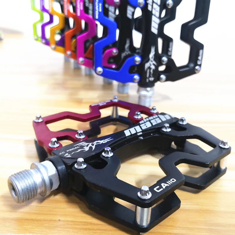 Comprar 2019 nuevo shanmashi pedales de bicicleta de aleación de aluminio CNC ultraligero ciclismo Pedal para BMX MTB Pedal ciclismo de carretera en los pedales de bicicleta
