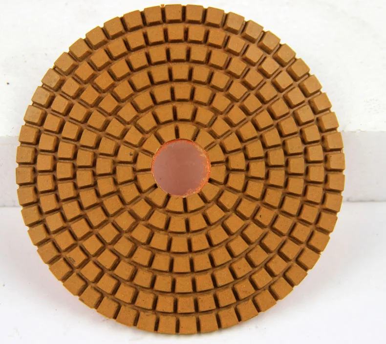 

6" Diamond Wet Polishing Pads with 150mm and Grits# 50 ~ Buff for Polishing Marble, Granite, Concrete, Ceramic