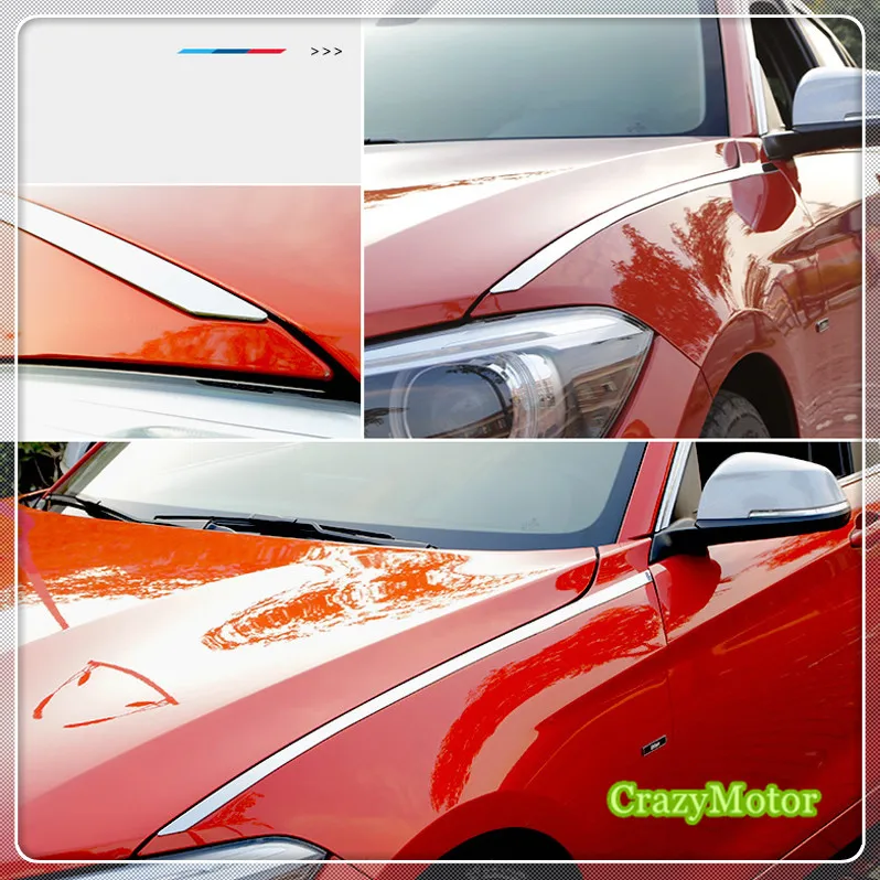 

For BMW 2012 2013 2014 2015 2016 2017 1 Series 5-door (F20) Exterior Car Side Wing Fender Air Guide Vents Strip Trim