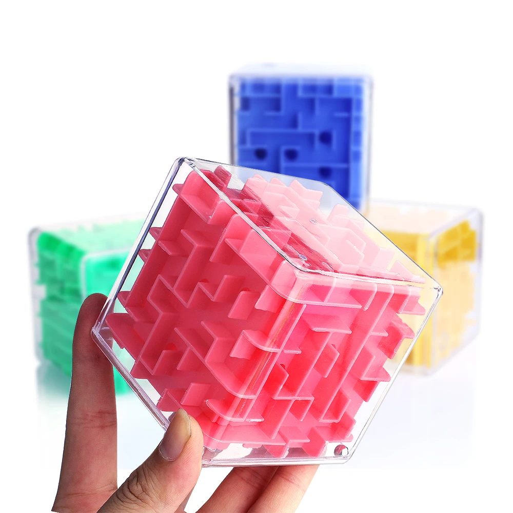 3D кубик головоломка лабиринт игрушки для детей и взрослых игра магические игры