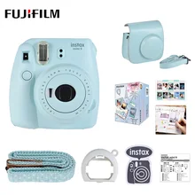 5 цветов Fujifilm Instax Mini 9 фотокамера моментальной печати+ 30 листов Fujifilm Instax Mini пленка+ PU чехол сумка с ремешком